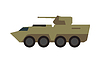 Vector clipart: Armored Personnel Carrier