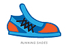ID 6570544 | Blue-orange Running Shoes Icon | Stock Vector Graphics ID 6570544 | Blue-orange Running Shoes Icon | Stock Vector Graphics | CLIPARTO