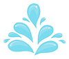 Vector clipart: Pattern of drops