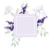 Handgemalte Wildblumen Blumenmuster | Stock Illustration