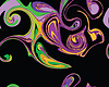 Mardi Gras seamless line marble pattern | Stock Illustration