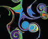 Mardi Gras seamless line marble pattern | Stock Illustration