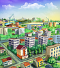Neuer Stadtteil | Stock Illustration