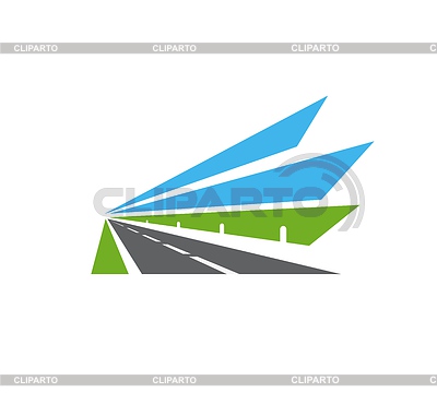 Icono de carretera, camino, señal de camino | Ilustración vectorial de stock |ID 7043313