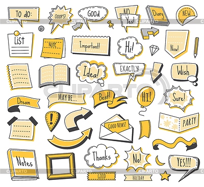 Bullet Journal Doodle Tagebuch Kalender Banner | Stock Vektorgrafik |ID 7384226