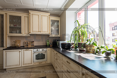 Neue moderne Küche Interieur | Foto mit hoher Auflösung |ID 6849471