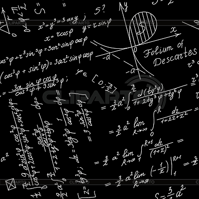 De fondo sin fisuras con los símbolos matemáticos | Ilustración vectorial de stock |ID 3973186