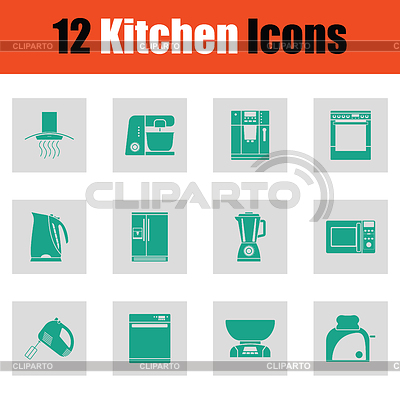 Kitchen icon set | Stock Vector Graphics |ID 6637758