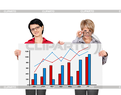 Plakatwand mit Wachstum Chart | Foto mit hoher Auflösung |ID 3842700