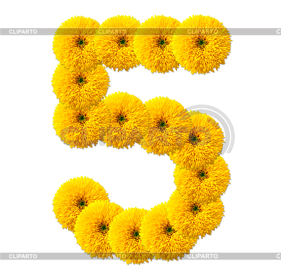 Cifra decimal de flores | Foto de alta resolución |ID 3976060