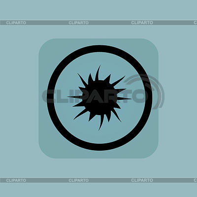 Pale signo starburst azul | Ilustración vectorial de stock |ID 5151055