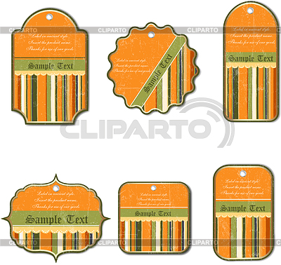 Set von Vintage-Aufklebern | Stock Vektorgrafik |ID 3759356
