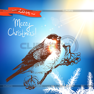 Navidad de fondo con | Ilustración vectorial de stock |ID 4061827