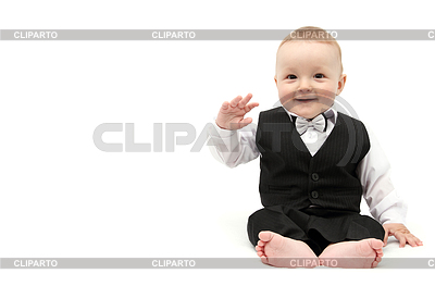 Bebé feliz en traje | Foto de alta resolución |ID 3889947