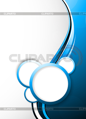 Abstracto fondo de alta tecnología con los círculos | Ilustración vectorial de stock |ID 3754757