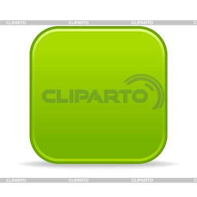 Botón verde brillante web sencillo | Ilustración vectorial de stock |ID 3725313