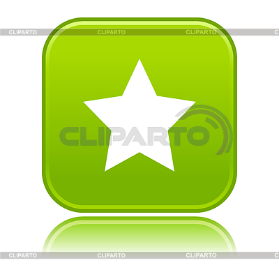 Botón verde brillante con simbolo | Ilustración vectorial de stock |ID 3725541