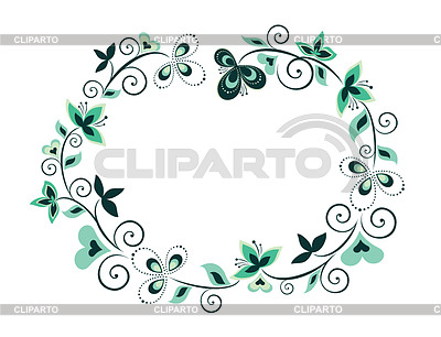 Dekorative floralen Grenze | Stock Vektorgrafik |ID 3846179