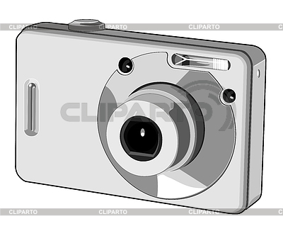 Cámara Digital Retro | Ilustración vectorial de stock |ID 3983304
