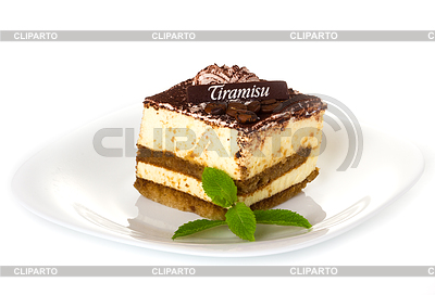 Delicioso postre tiramisú con cacao en polvo en la parte superior | Foto de alta resolución |ID 3965594