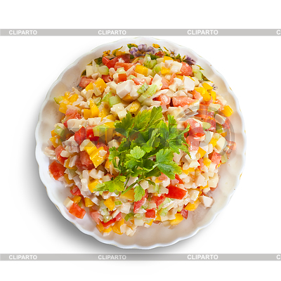 Salad of vegetables | High resolution stock photo |ID 3998580