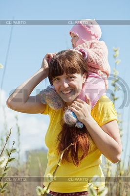 Happy mother with baby girl | High resolution stock photo |ID 4023281