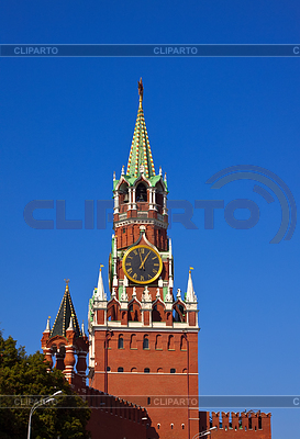 Torre del reloj en el Kremlin de Moscú | Foto de alta resolución |ID 4027073