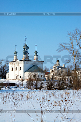 Kirchen in Susdal im Winter | Foto mit hoher Auflösung |ID 4048164