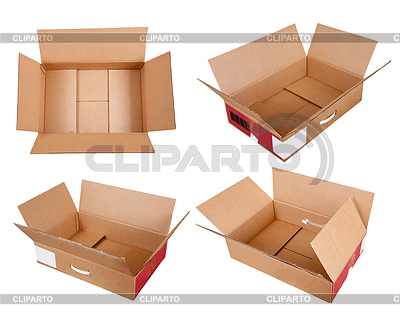 Set of cardboard box | High resolution stock photo |ID 4048344