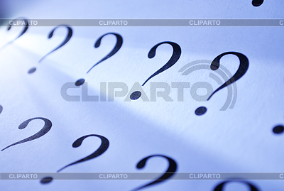 Tres signos de interrogación | Foto de alta resolución |ID 4034826