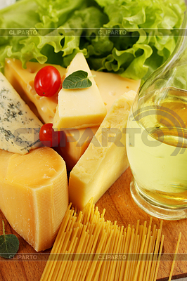 Queso y espagueti | Foto de alta resolución |ID 4049704