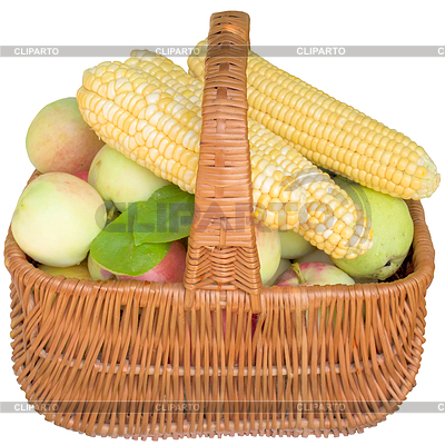 Baskets with fruit and vegetables | High resolution stock photo |ID 5226664