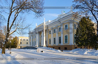 Rumyantsev- Paskevich Palace in winter Park, | High resolution stock photo |ID 5521799