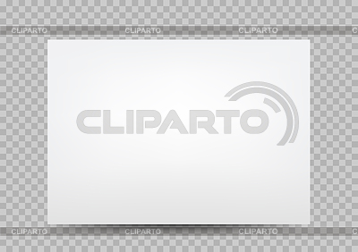 Transparente Abdeckung aus weißem Papier | Stock Vektorgrafik |ID 6589081
