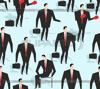 Modelo inconsútil de la gerente. Negocios variado en | Ilustración vectorial de stock |ID 6104492